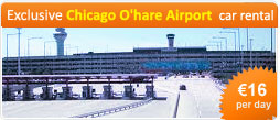 Exclusive Chicago O'hare Airport car rental deals