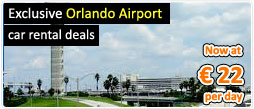 Exclusive Orlando Airport car rental deals