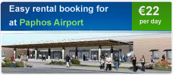 Easy rental booking for Paphos Airport