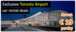 Exclusive Toronto Airport car rental deals